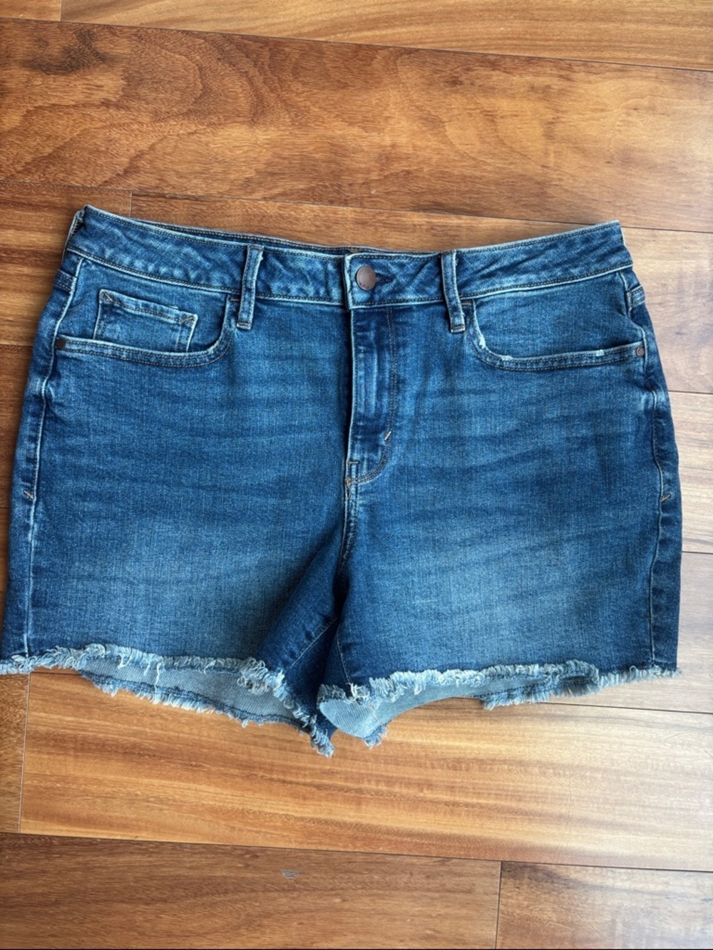 Denim cutoffs